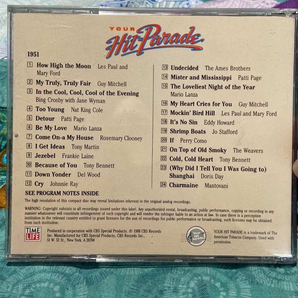 1951 Jukebox CD - Picture 2 of 3